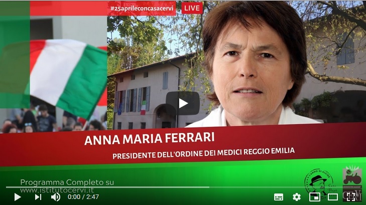 Video messaggio della Presidente in occasione del 25 Aprile