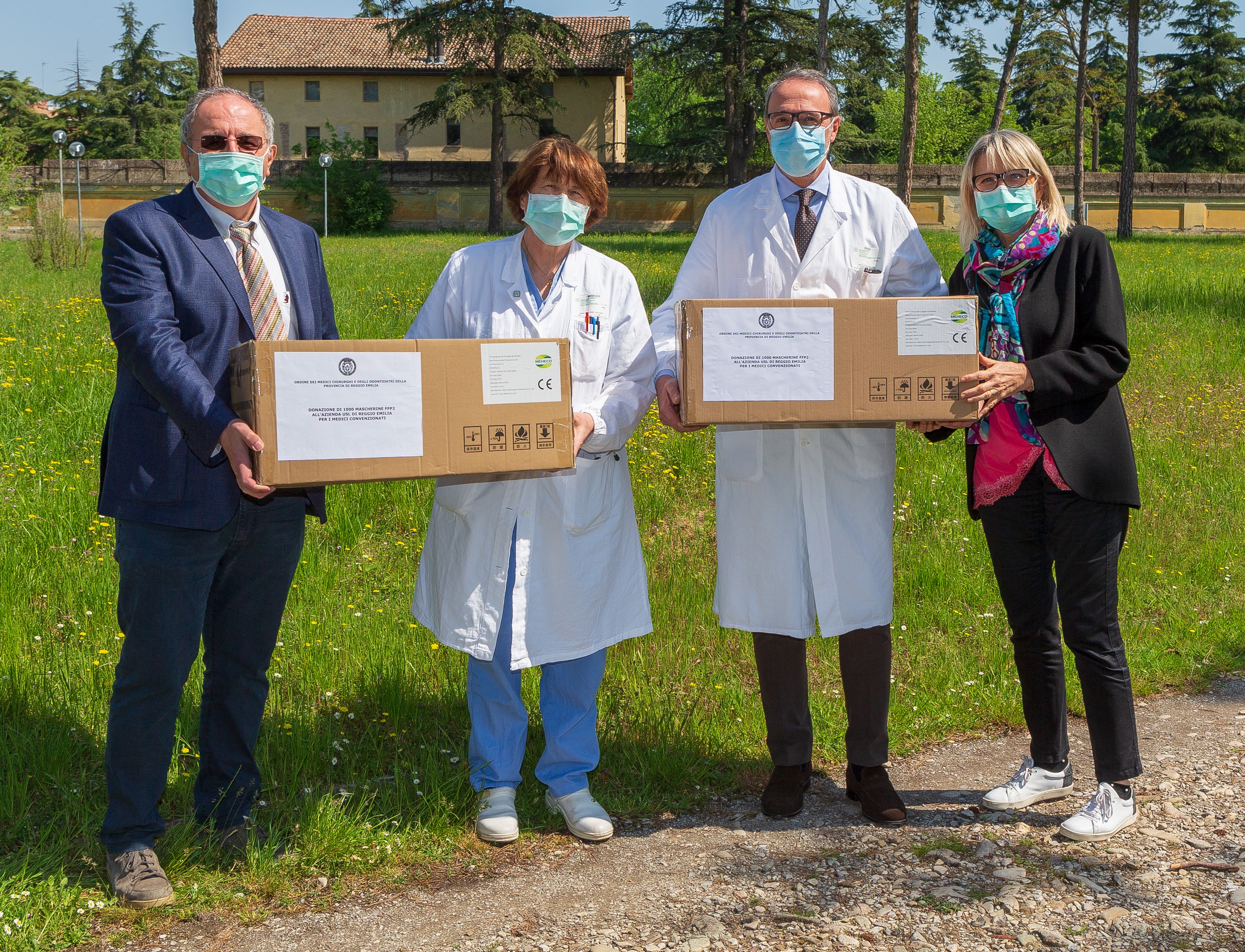 COVID-19. La solidarietà dell’Ordine dei Medici Chirurghi e degli Odontoiatri di Reggio Emilia: donazione all’Azienda USL di R.E. –  IRCCS